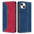 thumbnail image 1 of Funda FOXDOCK para iPhone 15 de Cuero Premium Bicolor con Ranuras RFID, Carcasa Tipo Billetera Antigolpes y Soporte Plegable, 1 of 6