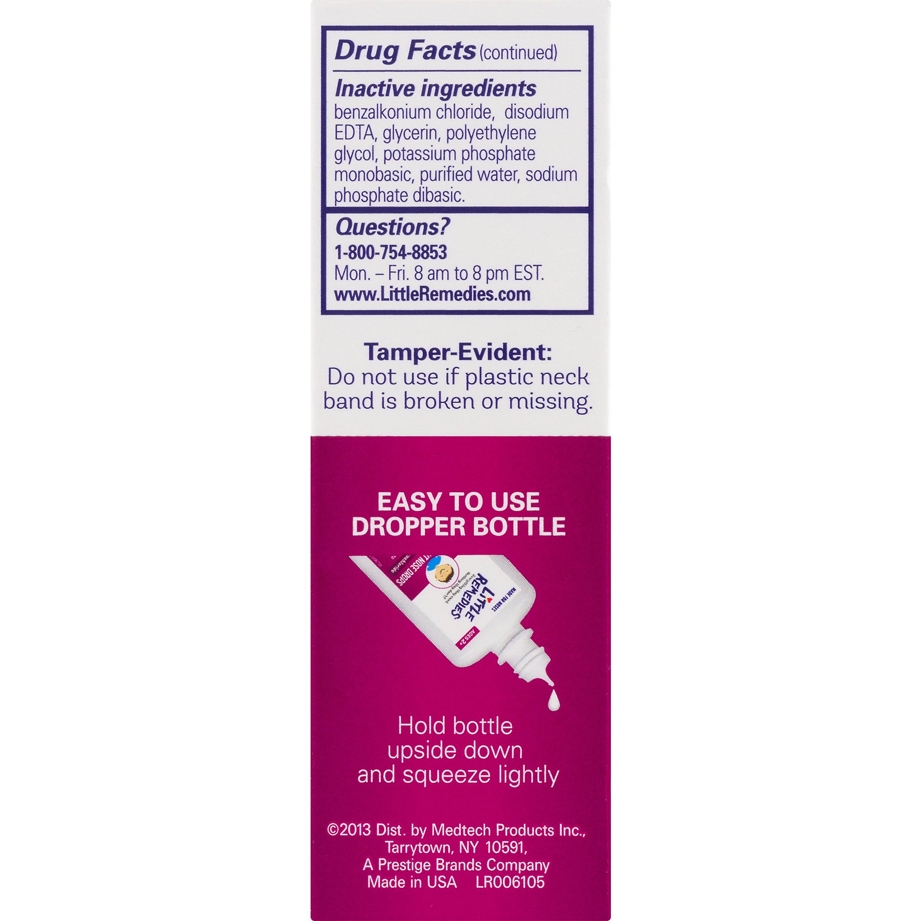 2 Pack Little Noses Decongestant Nose Drops 0 50 Oz Walmart Com Walmart Com