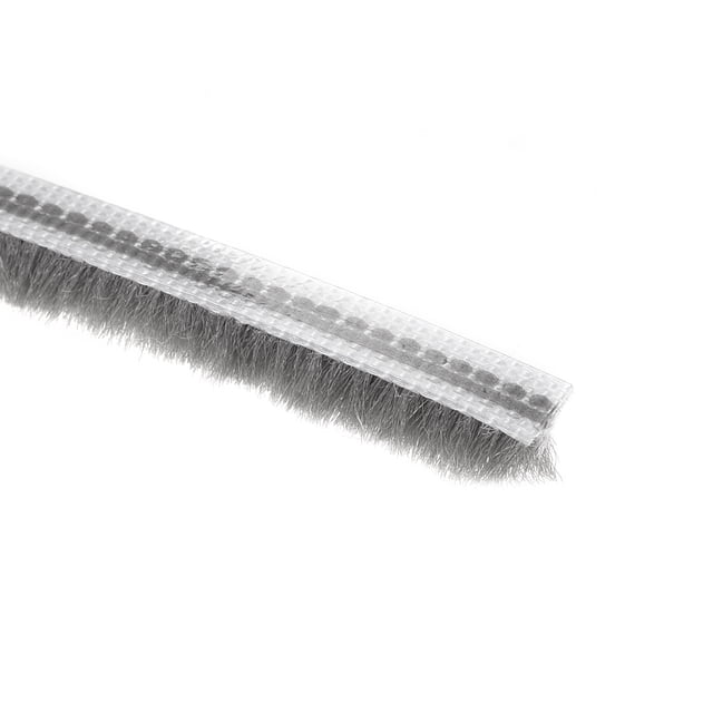 Cepillo de Sellado para Ranura de Tarjeta Uxcell, Sello de Pila para Puerta, Barrera para Puerta y Ventana 0.2"x0.24", 16.4Ft