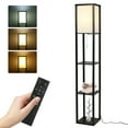 thumbnail image 1 of Tomshine Modern Shelf Floor Lamp with Remote Control & Pulling, 1 of 8