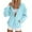Mint Green, variant on Women's Tree Print Casual Long Sleeved Drawstring Hooded Jacket Zipper Hooded Sweatshirt