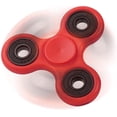 thumbnail image 1 of Rojo Fidget Spinner Toy Edc Toy Hand Fidget Toy Durable Rodamiento de acero inoxidable de alta velocidad 2-5 giros mínimos Material de latón Spinner de mano Tri Finger Gyro To, 1 of 4