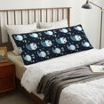 thumbnail image 4 of Balery Gnome and Snowflakes Funda Protectora para Almohada Corporal de Algodón Hipoalergénico con Cierre(55 x 21 pulgadas), Almohadas No Incluidas, 4 of 7