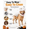 thumbnail image 7 of Pet Dinosaur Costume, Soft Plush T-Rex Skeleton Halloween Costume for Dogs | Cosplay Clothes for Medium & Large Dog and Cats Funny Adorable Glow-in-the-Dark Dino Outfits Big Breeds For Party Family, 7 of 7