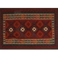 thumbnail image 1 of Ahgly Company Machine Washable Indoor Rectangle Traditional Dark Brown Area Rugs, 2' x 4', 1 of 7