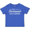thumbnail image 3 of Inktastic From Sacramento California in White Distressed Text Boys or Girls Toddler T-Shirt, 3 of 5