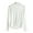 White, variant on Women Bottoming Top Half-high Collar Long Sleeve Elastic Skinny Soft Warm Solid Color Pullover Simple Style Lady Inner Wear Blouse