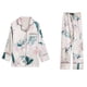 thumbnail image 5 of Juego mujer de simulación de seda de de 7 piezas, ropa de dormir , regalo perfecto , esposa o amigos Baoblaze Pijamas sedosos para mujer, 5 of 8