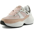thumbnail image 6 of Guess Masla Women's Lace Up 4G Peony Logo Print Trainers In Rose Size 6.5, 6 of 6