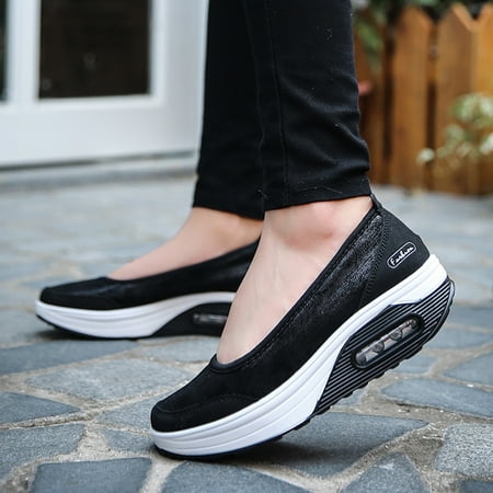 

Fashion Women Air cushion Platform Shoes Shake Shoes Slip Sport Sneakers