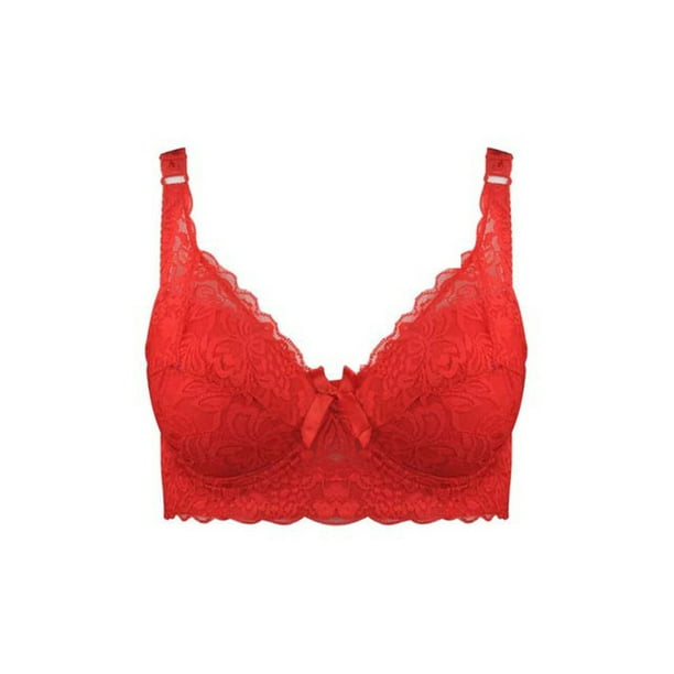 Ropa interior fina de copa completa, sujetador pequeño de talla grande, sujetador de encaje ajustable inalámbrico para mujer, cubierta de pecho, copa BCD, sujetadores de encaje de talla grande Tan Jianjun unisex
