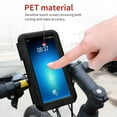 thumbnail image 5 of PRETXORVE Bike Phone Mount, Bicycle Phone Navigation Mount Outdoor Cycling Waterproofs Case Sensitive Touching Screen Drop Resistants Thickened Protection, 5 of 8