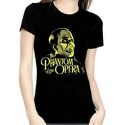 Universal Phantom of The Opera Glow in The Dark Juniors T-Shirt