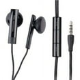 thumbnail image 2 of Headset OEM 3.5mm Hands-free Earphones Dual Earbuds Headphones w Mic Stereo Wired [Black] J1V for iPad 4 Air 2, Mini 2 3 4, Pro 9.7, iPhone 5 5C 5S 6 Plus 6S Plus SE - Verizon Ellipsis 7 8, 2 of 6