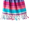 thumbnail image 2 of Mudd Little Girls Blue Shoulder Tie Tank Top with Fringe Bottom - Large (6), 2 of 3