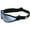 Blue, variant on Birdz Eyewear Boogie Foam Padded Motorcycle Ski Skydiving Z87.1 Safety Goggles Black Frame with Blue Mirror Lenses Anti-Fog
