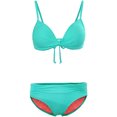 thumbnail image 4 of Bawdy Women's Summertime Sexy Push Up Padded 2 Pc Bikini Set, Catalina Green, M, 4 of 4