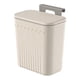 thumbnail image 3 of Bote de basura para colgar en la pared, sin perforaciones, para el hogar, cocina, con tapa sellada, para baño, sala de estar, gabinete de gran capacidad, bote de basura colgante, 3 of 5