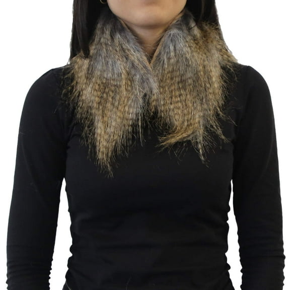 Yarnart Full Roll - Faux Fur Collar Beige - F504 -1