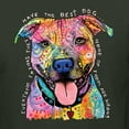 thumbnail image 2 of Dean Russo Best Dog Dog Lover Mens Premium Tri Blend T-Shirt, Forest Green, Large, 2 of 6