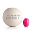thumbnail image 3 of 1000 Multicolor Oval Maple Wood Beads Bulk 10mm x 8 with 2.5mm Hole, 3 of 5