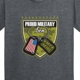 thumbnail image 4 of Inktastic Proud Military Son Boys Camo Flag Youth T-Shirt, 4 of 5