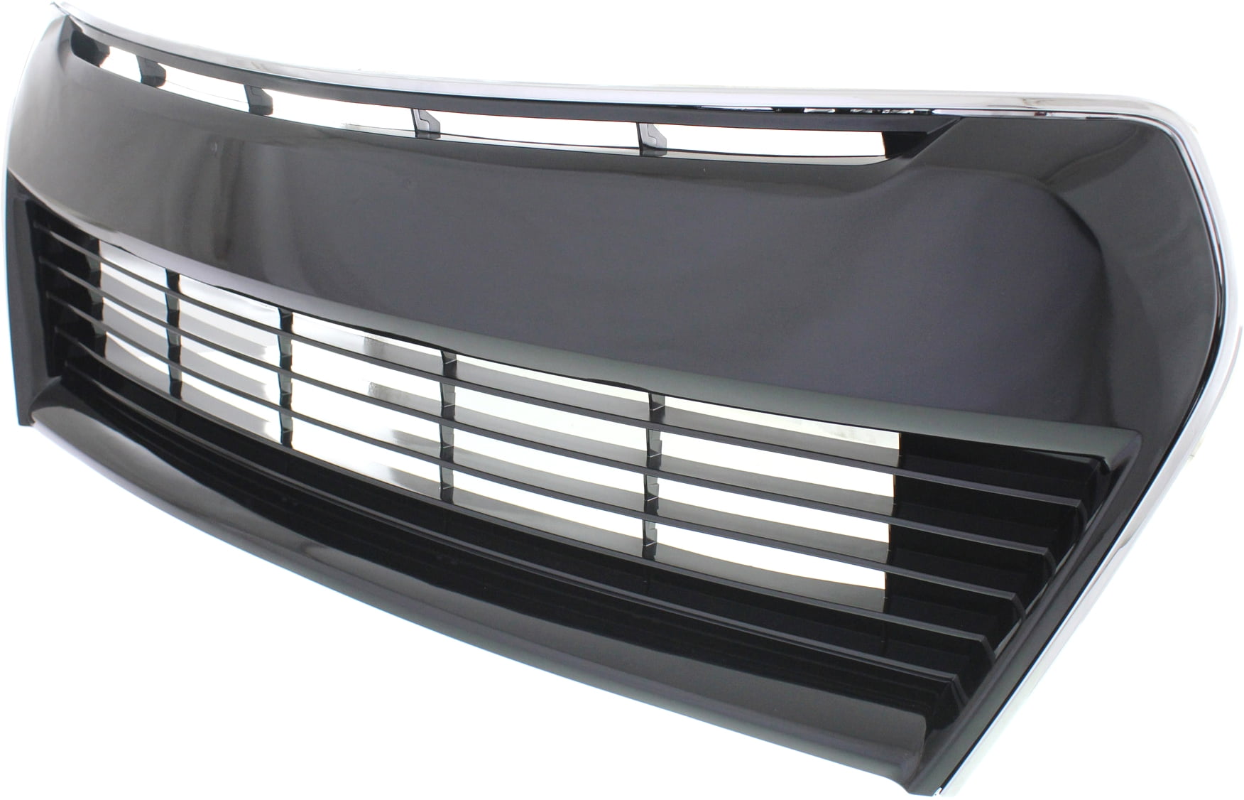 Bumper Grille Compatible With 2014-2016 Toyota Corolla Front Black