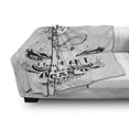 thumbnail image 2 of Vintage Nautical Tattoo Soft Flannel Fleece Throw Blanket, I Lost My Heart to the Ocean with Mermaid Art, Cozy Plush for Indoor and Outdoor Use, 50" x 60", Charcoal Grey Pale Grey, by Ambesonne, 2 of 5