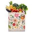 thumbnail image 1 of Wood Grain Canvas Shopping Bag – Artistic Rustic Style Reusable Tote, 1 of 6