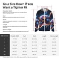 thumbnail image 5 of Balery Colorful Star River Squirrel Men's Women's UPF 50+ Sun Protection Lightweight Hoodie Performance Long Sleeve Shirt for Fishing Running-X-Large, 5 of 7