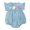 A-Blue68, variant on Summer Baby Girls Bodysuit Romper Flutter Sleeve Floral Newborn Onesie 0-12M