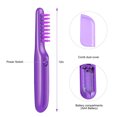 thumbnail image 2 of Peine de doble uso estilo batería húmedo y seco para cabello de adultos y niños, evitando enredos en las sienes y peine de peinado para cabello liso, 2 of 5