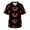 Earthy Yellow_008, variant on Mens Spooky Halloween Graphic Scrub Shirts Pumpkins Print Casual Short Sleeve V Neck Shirts Stylish Comfortable Funny Medical Top with 3 Pocket Yellow S