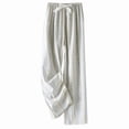thumbnail image 2 of Haivin Womens Wide Leg Pants, Summer Lightweight Floral Print Casual Fashion, Cotton Rayon Blend for Daily Wear, 2 of 5