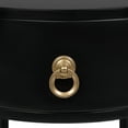 thumbnail image 3 of Kate and Laurel Table d'Appoint Ronde Glam Décoratif Decklyn, 14 x 14 x 24, Noir et Or, Table de Salon Moderne avec Tiroir pour Rangement Utile, 3 of 9
