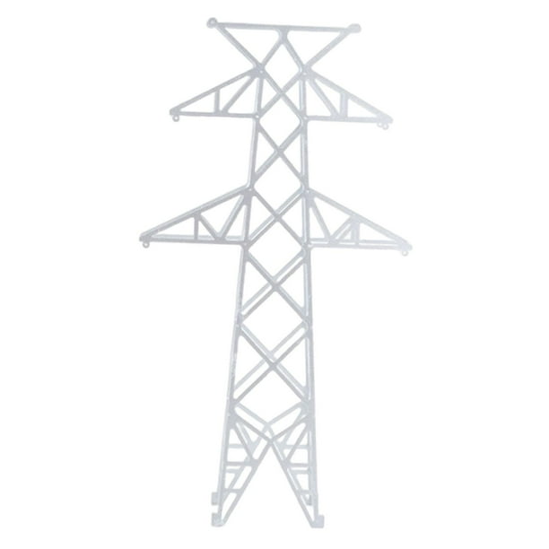 Modelo de torre de energía a escala 1:160, modelo en miniatura, accesorio para fotos, diseño de decoración versátil, fácil de aplicar, paisajismo,