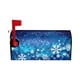 thumbnail image 4 of Mailbox Covers Christmas Snowflake Blue Xmas Winter Magnetic Letter Post Box Cover Standard Size Garden Yard Home Decorative, 4 of 7