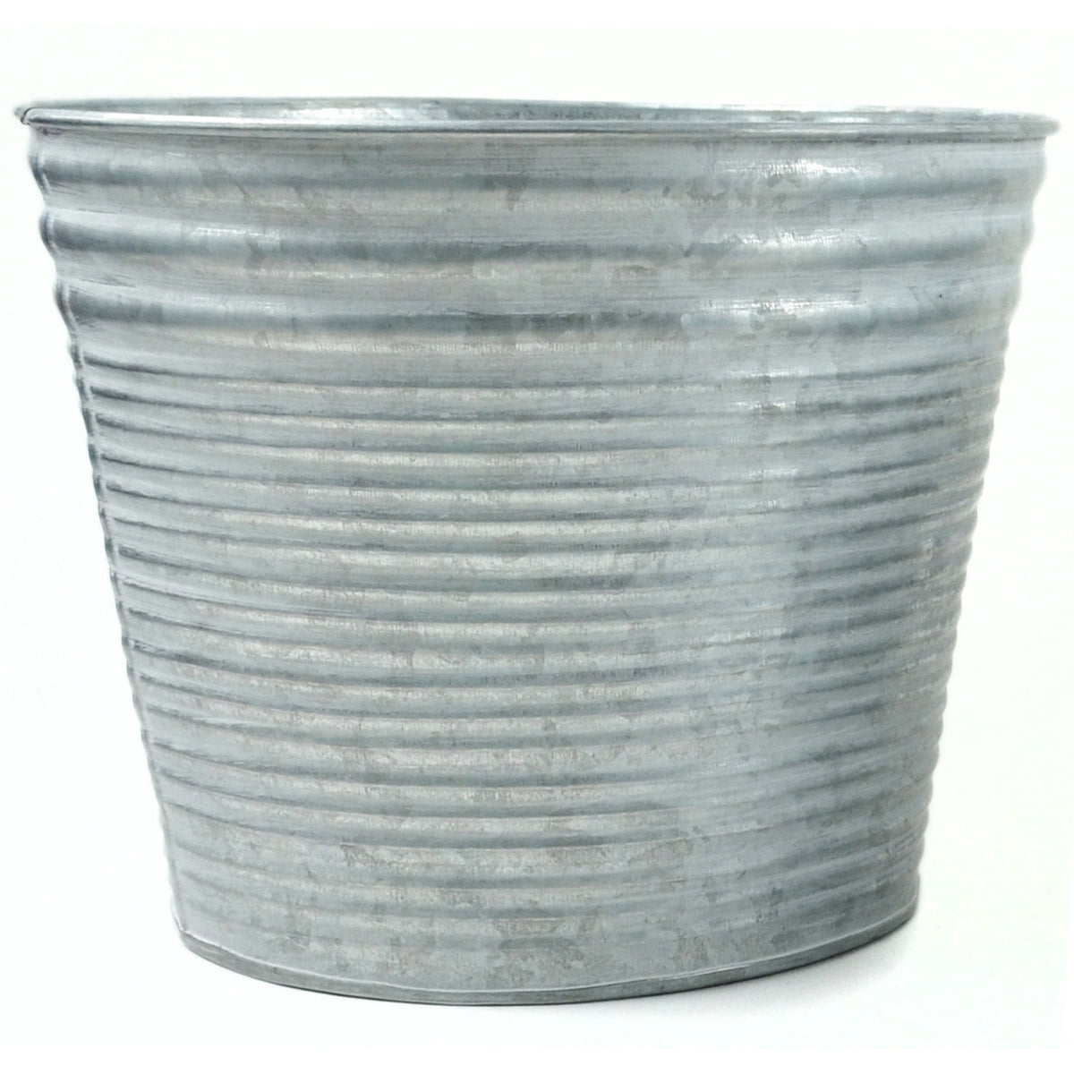 Galvanized Tin Container-6.25"H X 5.75"W