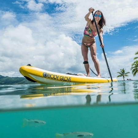 Body Glove Performer 11 Inflatable Stand Up Paddle Board Package