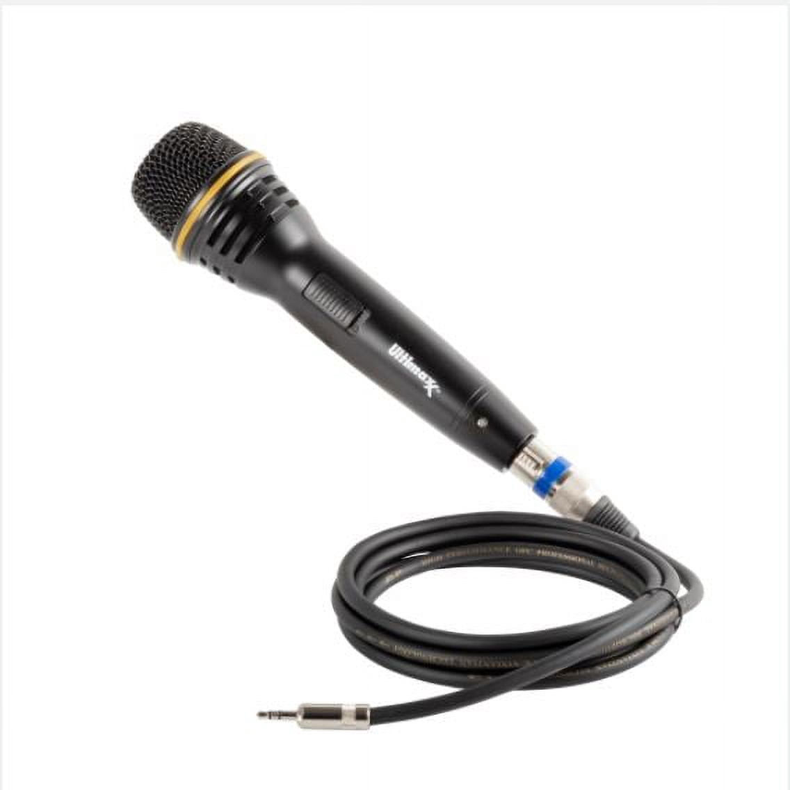 Ultimaxx Wireless Mic Kit with Lavalier Mic, Cables, Carry Case and Handheld Mic