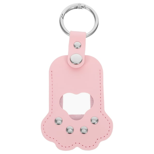 Portapelos de mascota: Portafotos con forma de pata - Llavero conmemorativo de pelo de mascota - Colgante conmemorativo de cuero sintético - Adorno conmemorativo de cachorro