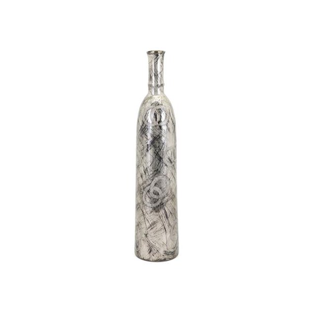 IMAX 13883 Kimani Oversized Vase, Silver - Small