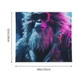 thumbnail image 3 of Sikiie Hip-Hop Glasses Gorilla tapestry wall hanging home decor for bedrooms, living rooms, dorms 60x51in, 3 of 6