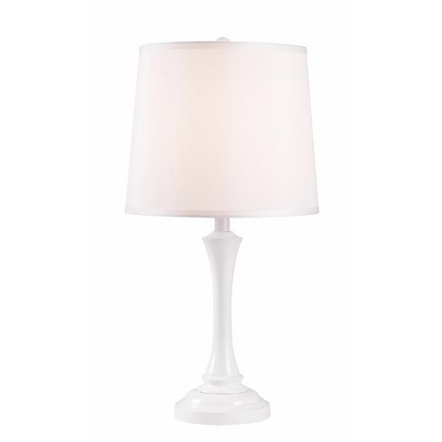 Kenroy Home 33273WH 26 in. Acacia Table Lamp