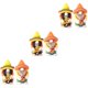 thumbnail image 4 of muñecas de tela,6 PCS 1 Set Encantador Paño Muñeca Juguetes de juguete multiusos Playings (Amarillo) FRCOLOR Hogar12907464, 4 of 7