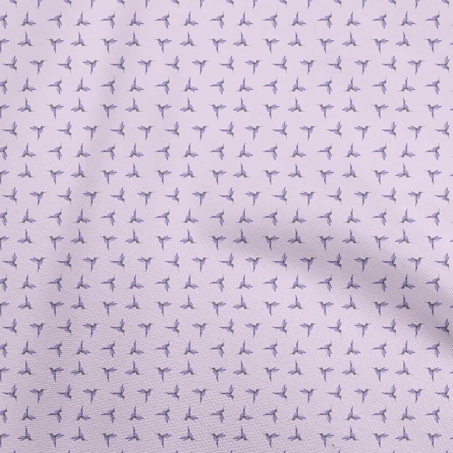 oneOone Rayon Lavender Fabric Woodpecker Sewing Material Print Fabric By The Yard 56 Inch Wide
