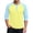 Yellow, variant on Men’s Athletic Cotton Baseball T-Shirt Three Quarter Sleeve Casual Top