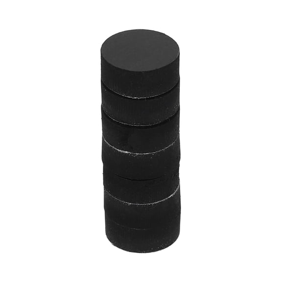 Non Slip Furniture Pads 9/16" (15mm x 5mm), 16 Pcs Adhesive Backed Round Rubber Feet Anti-Scratch Rubber Furniture Grippers for Hardwood Floor Electronics Bed Drawers DIY
