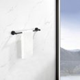 thumbnail image 7 of Gzxs Adjustable 15.8-27.6 Inches Bath Towel Bar for Bathroom SUS304 Stainless Steel Towel Holder, Hotel Style Wall Mount with Screws Hand Towel Bar, Towel Rack Rod Hanger, Matte Black, 7 of 7