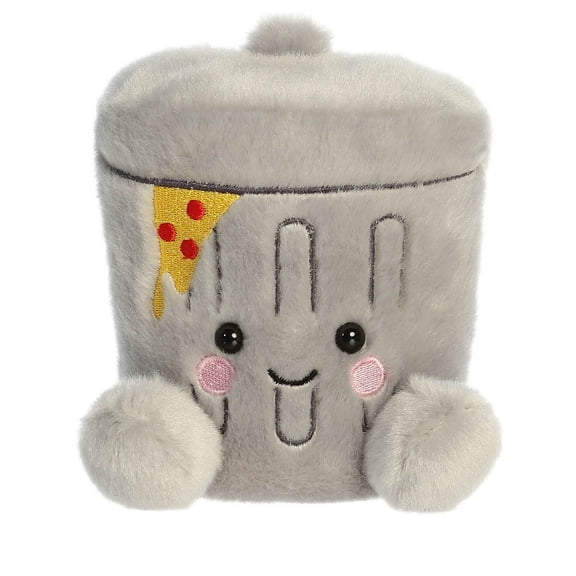 Aurora - Mini Gray Palm Pals - 4.5" Garbanzo Trashcan - Adorable Stuffed Animal